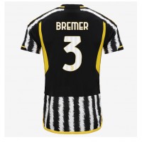 Fotbalové Dres Juventus Gleison Bremer #3 Domácí 2023-24 Krátký Rukáv